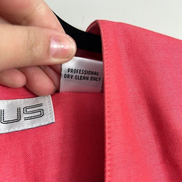 Vintage Chaus salmon blazer Ramie‎ blend size 10 - Picture 5 of 9